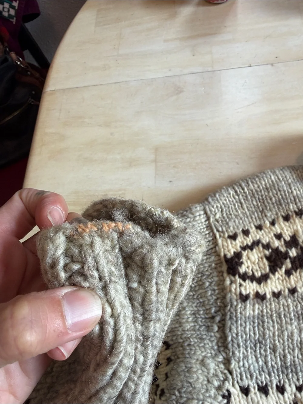 Vintage Cowichan sweater